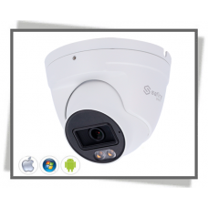 4Megapixel Ultra HD Safire Smart Turret IP Camera Range E1 Night Color | Focal Length 2.8mm | IR 30m | TrueSense | Built-in Microphone | ONVIF Compatible | IP67